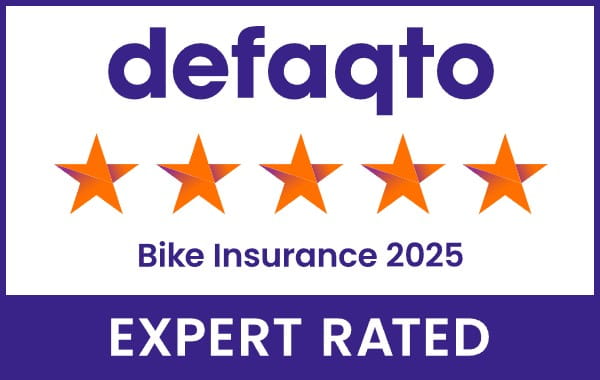 Defaqto 5 Star Rated Bike Insurance 2025